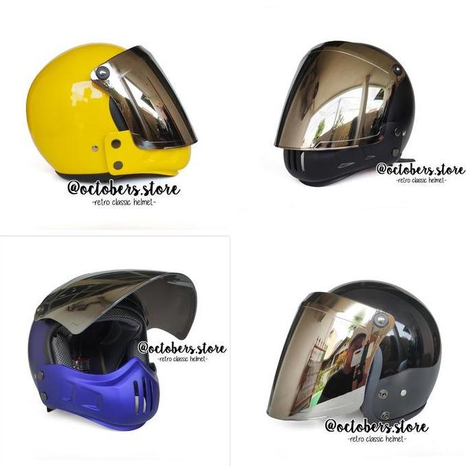 HELM CAKIL MODULAR (HALF FACE / FULL FACE) + VISOR VENOM INJAK