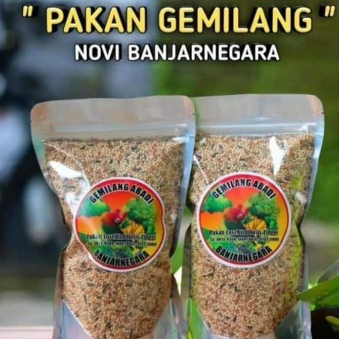 MILET GEMILANG ABADI BANJARNEGARA PAKAN DOSIS TINGGI UNTUK LOVEBIRD