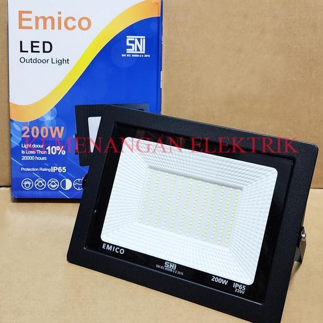 Emico Lampu Sorot Led 200W Led Flood Lht 200 Watt Led Outdoor