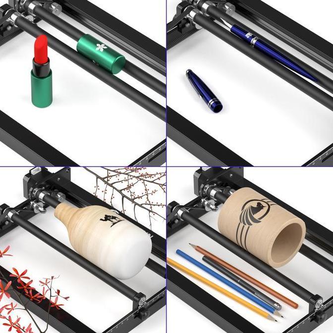 Grosir Sculpfun S9 Mesin Ukiran Laser Logam Laser Cutting Akrilik + Meja Kerja Sarang Lebah +Rotary 