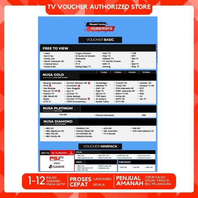 CHACHASQUARE PAKET NUSA MINIPACK TANAKA NUSANTARA HD TRANSVISION SAMSUNG HD JOWO GOLD HIBURAN ANAK P