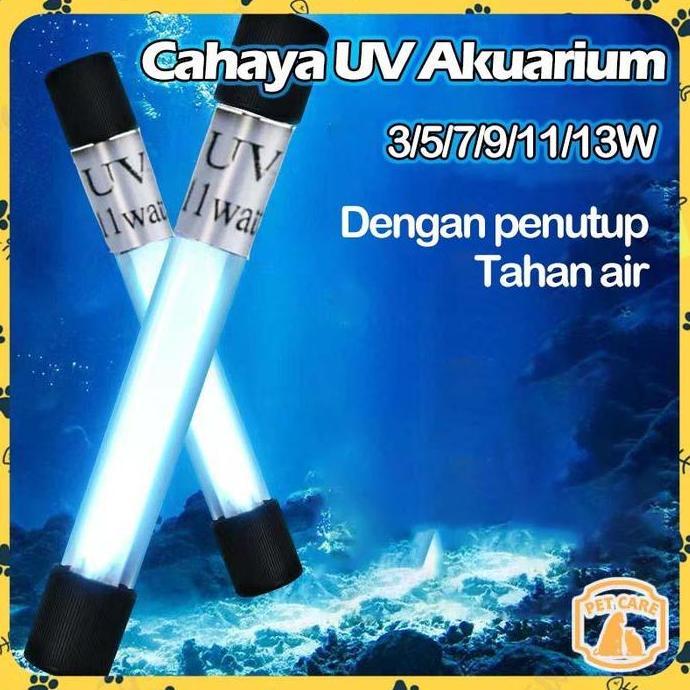 Pescare- Lampu Pembasmi Algae Lampu Uv Aquarium Aquarium Ikan Hias Lampu Uv Takari Basmi Alga 3-13 W
