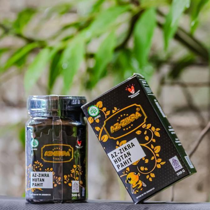 NEW MADU AZ-ZIKRA AZ ZIKRA AZZIKRA HUTAN HITAM PAHIT 500GR ASLI ORIGINAL ORI