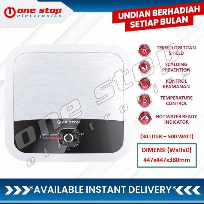 TERLARIS ARISTON AN2 30 RS / AN2 30RS / ANDRIS2 RS WATER HEATER 30 LTR WATT