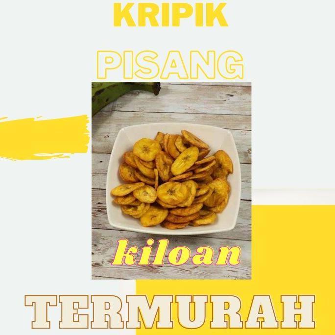 Kripik Pisang Kiloan Termurah Kripik Pisang Manis Cemilan Tradisional HJ