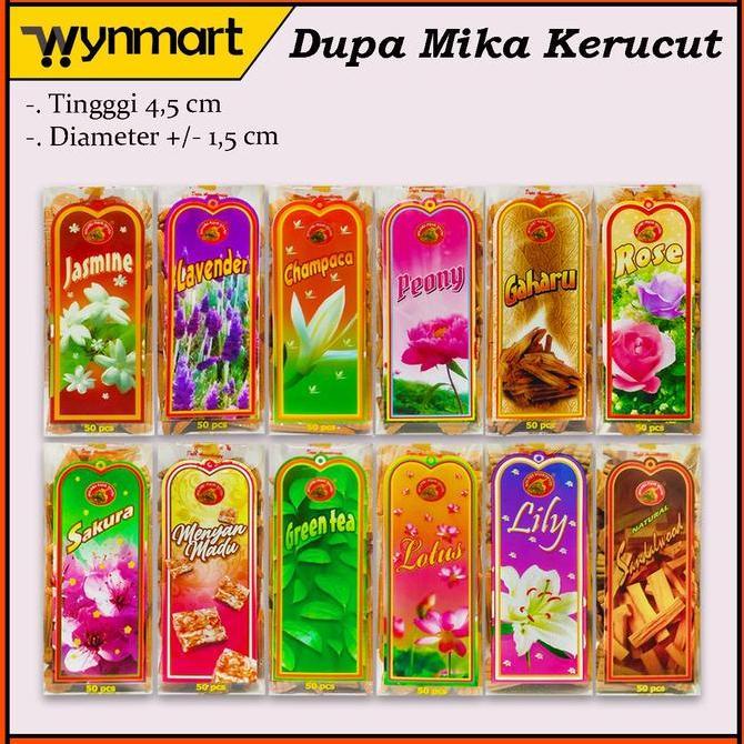 Dupa Tumpeng Mika Kerucut super wangi / Dupa Aromaterapi / Pengharum Ruangan