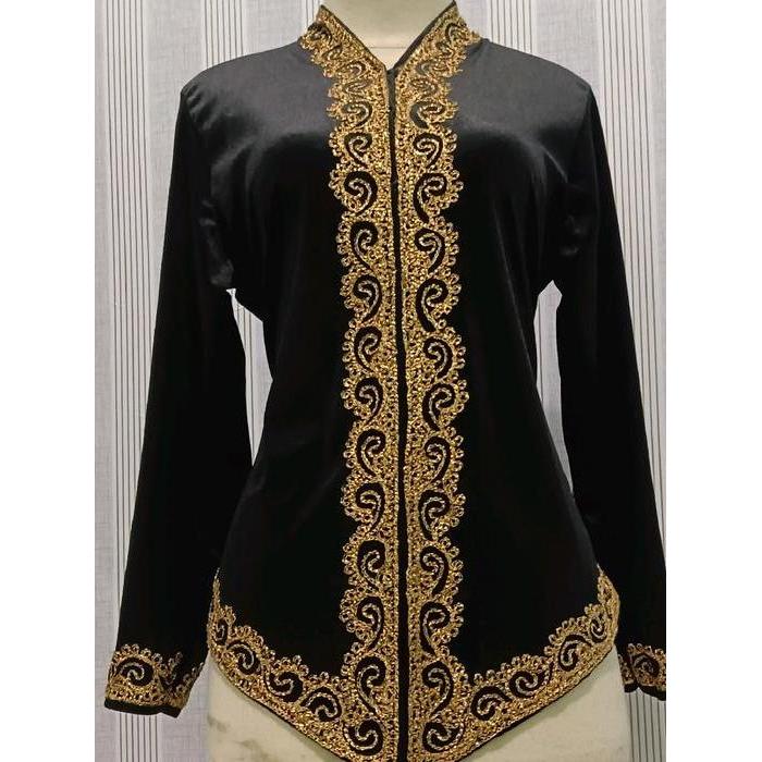 atasan adat jawa Baju Wanita Bordir - S, hitam [terlaris]