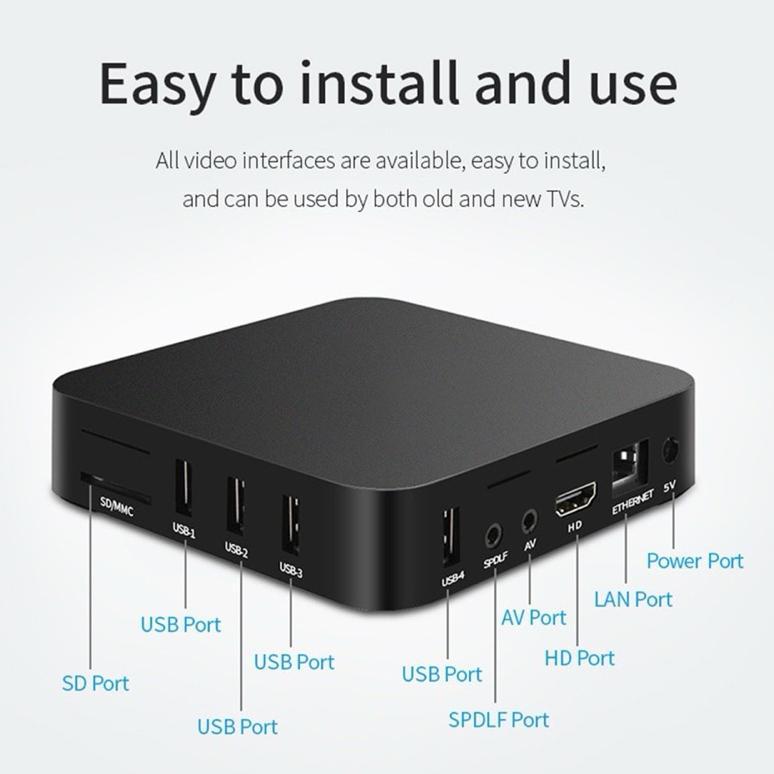BEST SALE Android tv Box MXQ PRO 5G 4K 8GB RAM + 128GB ROM Smart Android TV Box Wifi Receiver TV