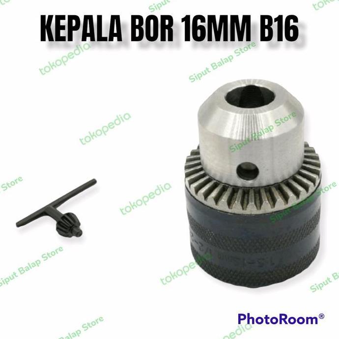 KEPALA BOR 16MM DRILL CHUCK KEY 16MM B16