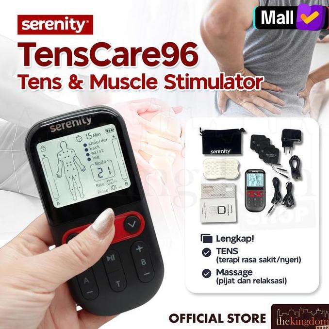 Serenity TensCare96 TENS EMS Nerve Muscle Stimulator Alat Pijat Elektrik Terapi Fisioterapi Nyeri Sa