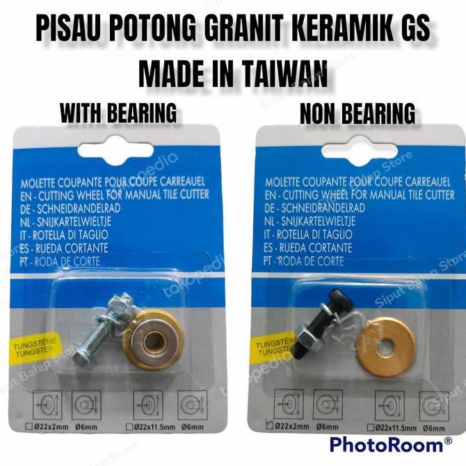 MATA PISAU POTONG GRANIT KERAMIK DORONG MANUAL GS MADE IN TAIWAN ASLI