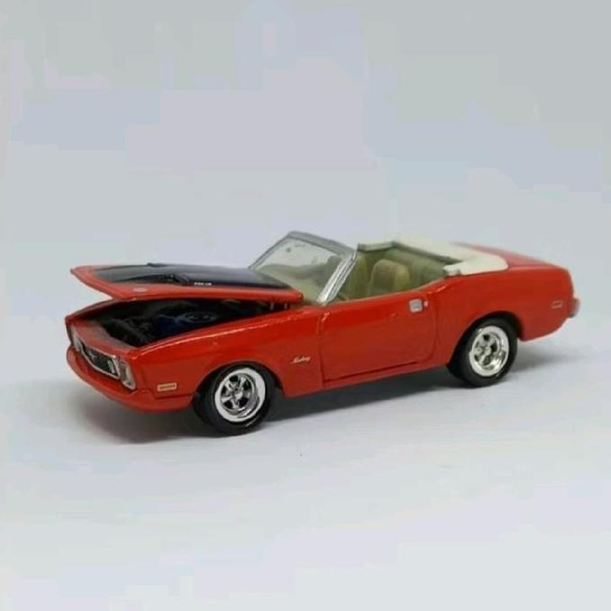 johnny lightning 1973 ford mustang convertible loose diecast 1/64 (s)