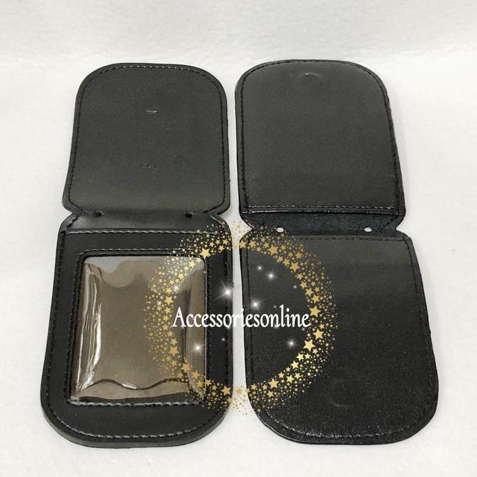 ID CARD DOMPET KULIT OVAL / ID CARD KTP NAME TAG