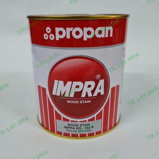 IMPRA Wood Stain warna Dark Brown / Impra Politur Warna Tua