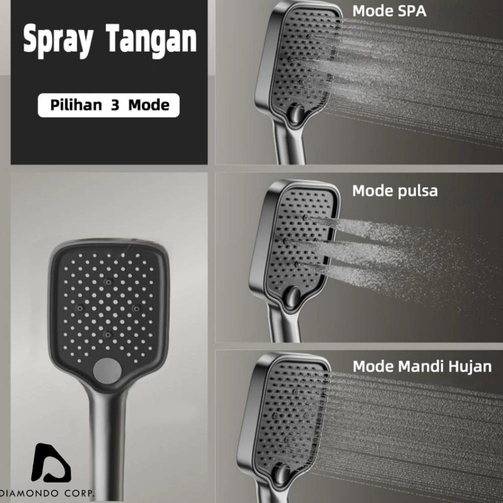 Luxury Shower Led/Shower Digital/Shower Led Panas Dingin/Shower Kamar Mandi Satu Set/Shower Panas Di