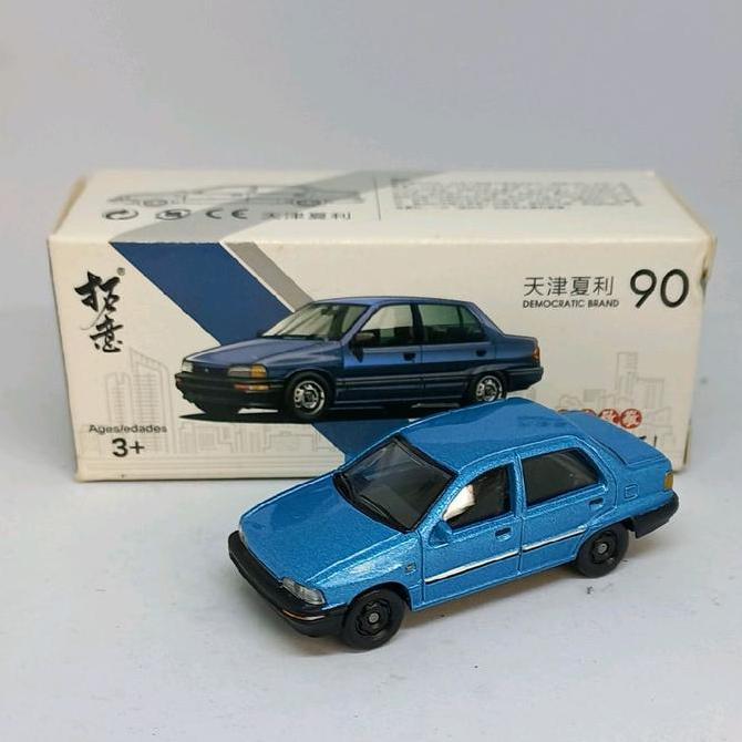 xcartoys daihatsu charade classy tianjin xiali biru 1/64 democratic brand diecast (s)