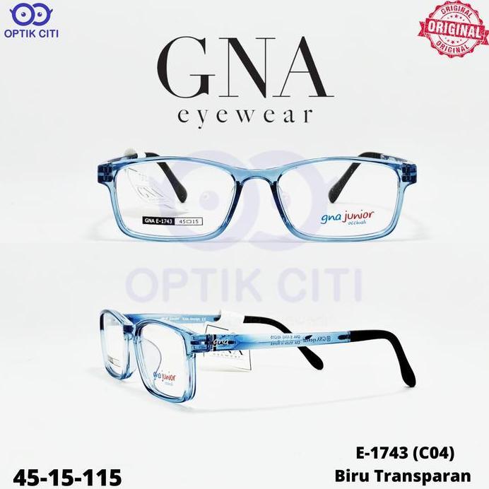 Frame Kacamata Anak GNA Junior Original 1743 Ringan Dan Lentur Original