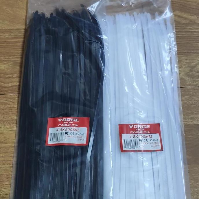 kabel Ties Cable pengikat VORGE 4.8 x 500 mm 4,8 x 50 cm 50cm 500mm 4.8x500 4,8x500