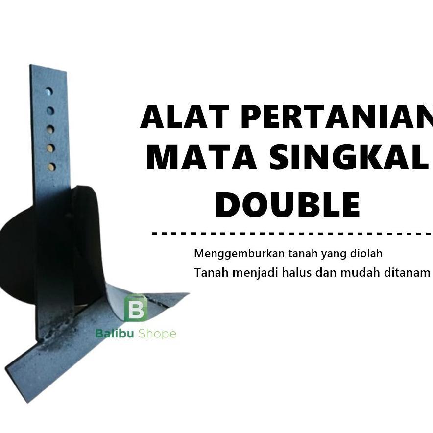 Singkal Double Bajak Pertanian Alat Bajak Singkal