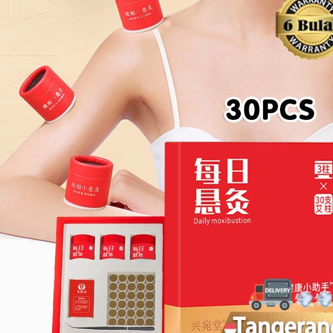 Moksa Batang / Moksibusi Set 3 Alat Moksibusi + 30 Batang Moxa -Stik Kecil