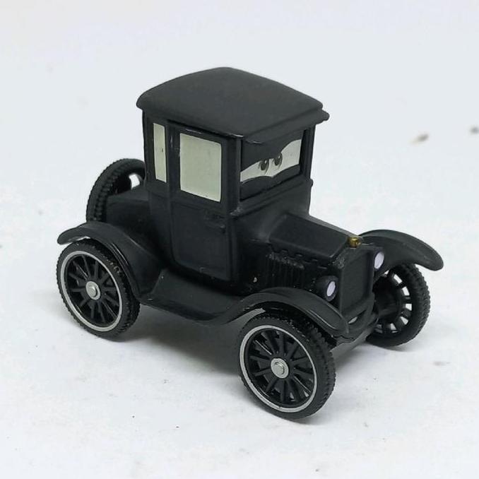 disney pixar cars lizzie 1923 ford model t desert card mattel loose diecast 1/55 (s)