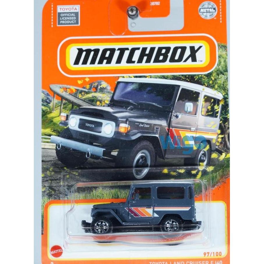 Matchbox Toyota Land Cruiser FJ40 abu-abu F 2022 Diecast