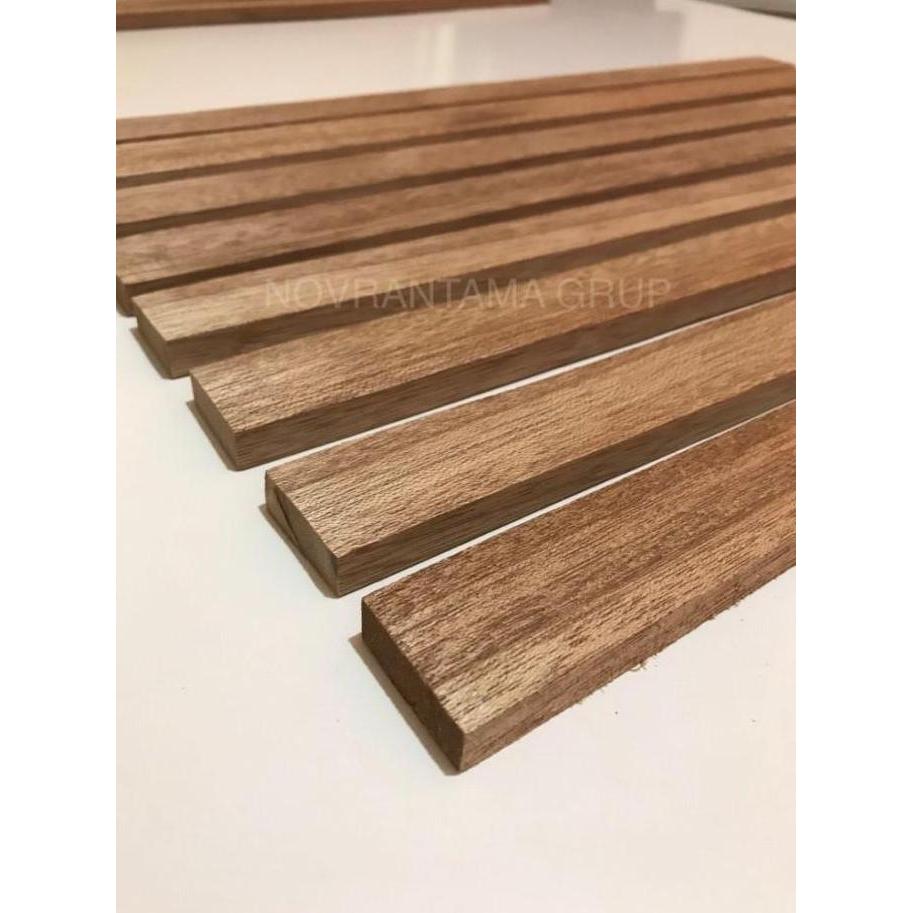 Kaso Balok Lis kayu 7x5cm panjang 50cm, 5x7cm Serut Halus