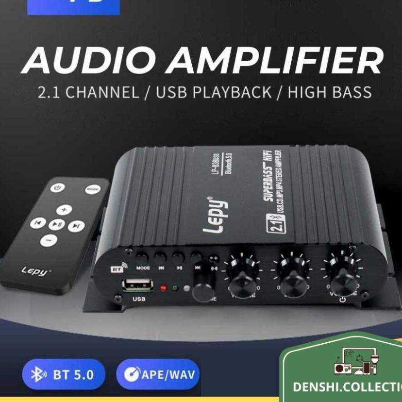 Lepy Audio Amplifier Bluetooth Usb Hifi Sound Booster With Remote I Amplifier Mobil - Lp-838Usb