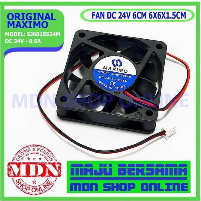 Fan Dc 24V 6cm - Kipas Dc 24V 6cm Tipis 6x6x1.5cm Original