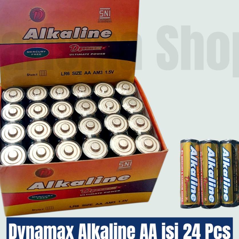 Baterai Alkaline Aa Dynamaxx Isi 24 Pcs / Batere / Battery
