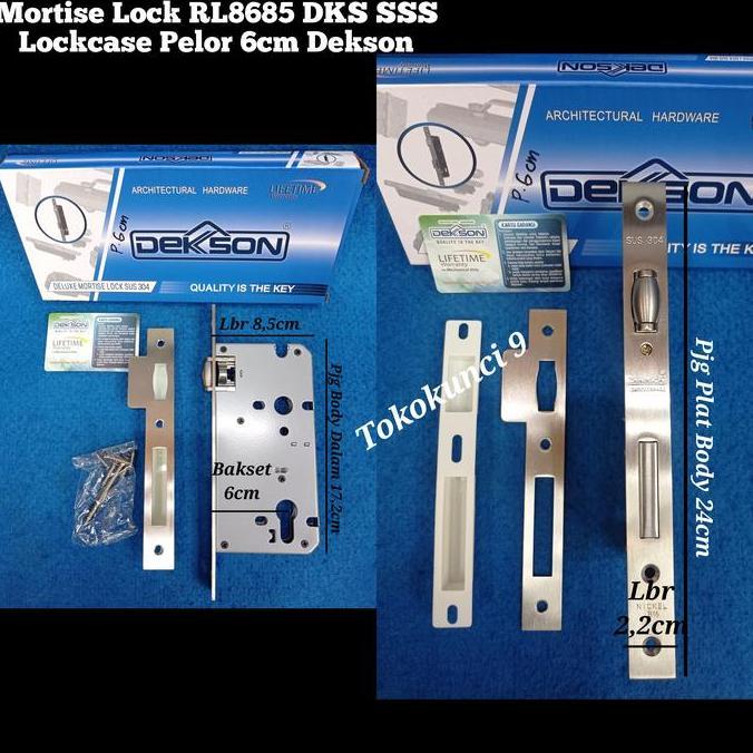 Body Kunci Pelor Dekson RL8685 SSS DKS Kunci Roler Only Dekson SUS304