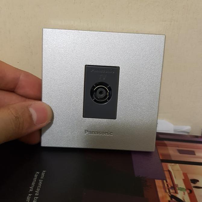 Ready Stop Kontak Outlet TV Panasonic Style E Silver