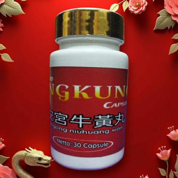 Terbaik Obat Stroke | New Angkung - Angong Niuhuang Wan Kapsul 100 % Herbal Aman Ampuh Asli Original