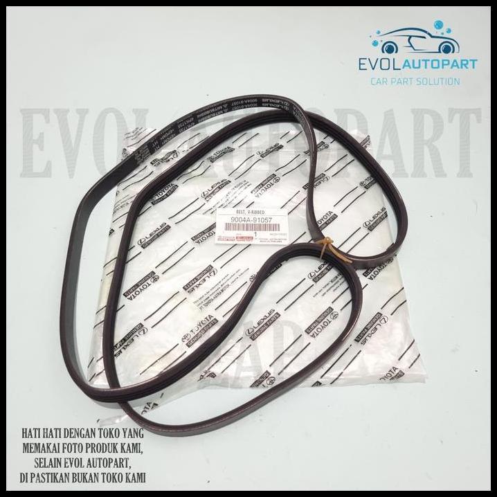 TERBARU FAN BELT V-BELT TALI KIPAS ALL NEW AVANZA XENIA 1.3CC 2012 2013 2014 2015 ORIGINAL 4PK 1735 