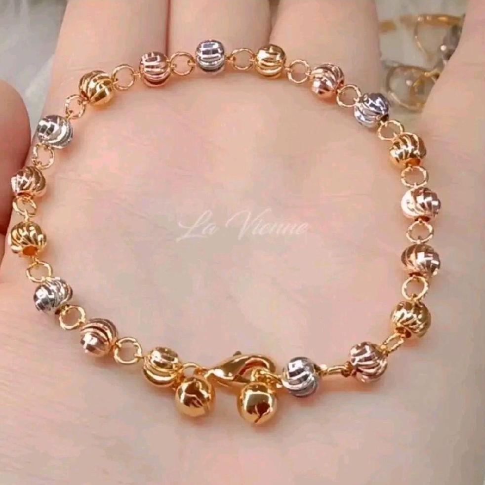 Gelang Tangan Wanita Biji Lada Kombinasi Motif / Gelang Biji Lada