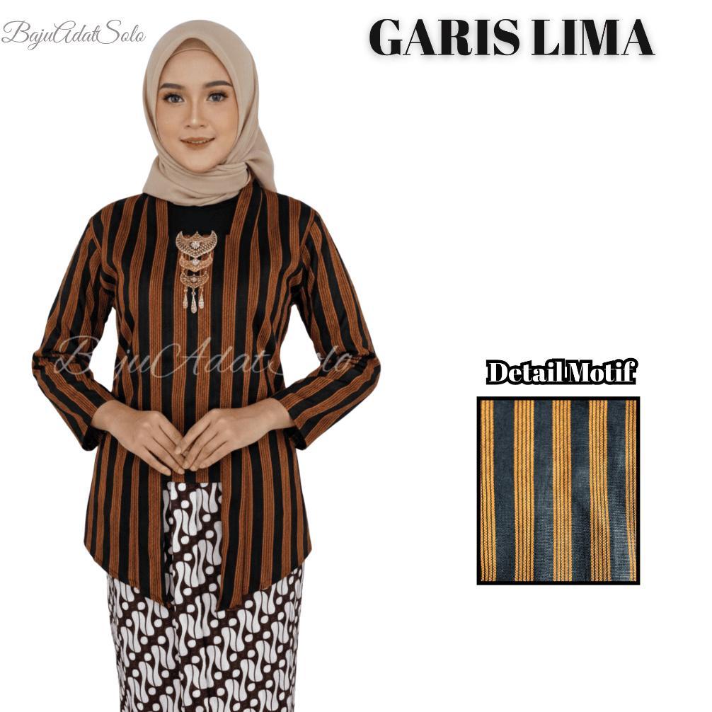 Diskon Set Kebaya Lurik//Kebaya Lurik+Rok Jarik Wiru+Bross
