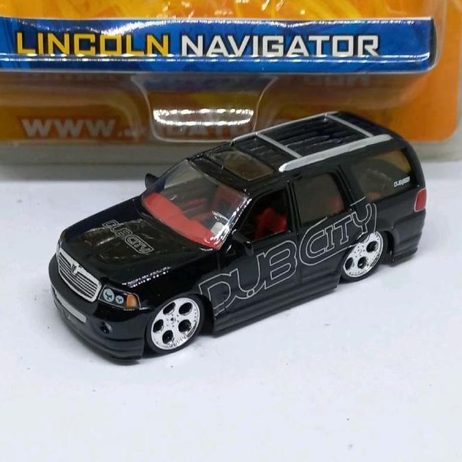 JADA TOYS 1:64 2003 LINCOLN NAVIGATOR DUBCITY HITAM LOOSE DIECAST (S)