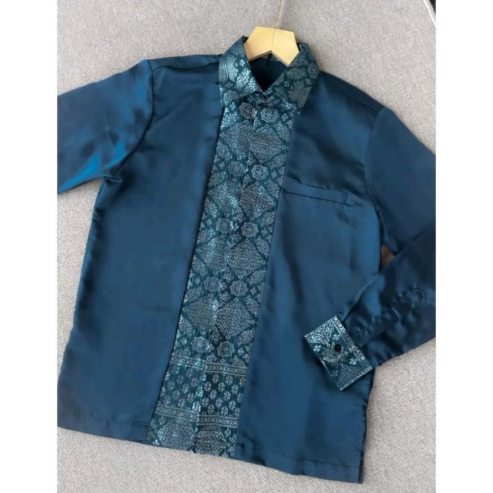 Best Seller Couple Kebaya Janggan Modern Wisuda Set Tunik Lamaran Tunangan Batik Baju Couple Kondang