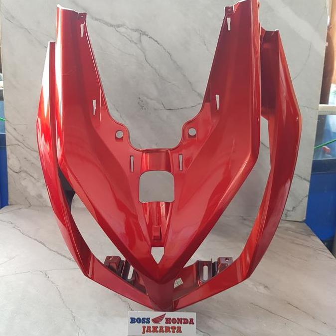 Ready SPAREPART VARIO : 64301-KVB-N50CSR  COVER FRONT MERAH / COVER BODY DEPAN MERAH / COVER LAMPU D