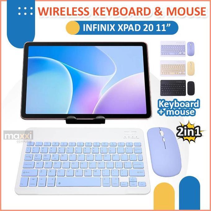 Grosir Keyboard Dan Mouse Untuk Tablet Infinix Xpad X Pad 20 11" 11 Inch Tab 2025 Wireless Bluetooth