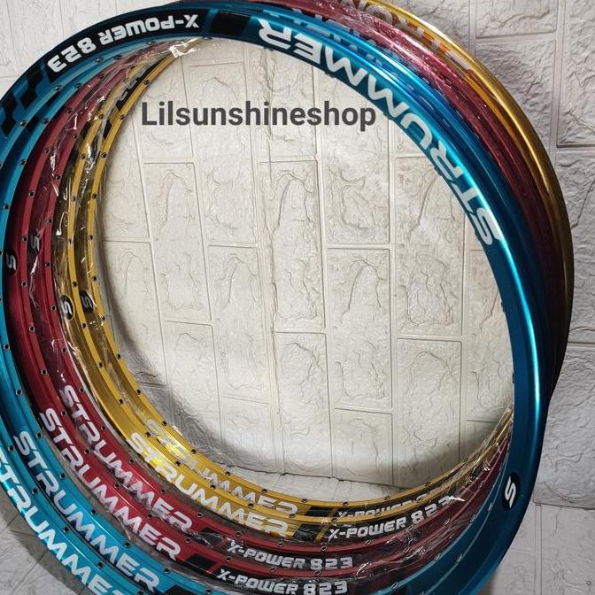 Rims Velg 26 STRUMMER X-POWER 823 Alloy Anodized 32H Tapak Lebar 33mm Rim Double Wall Tinggi 21.5mm 