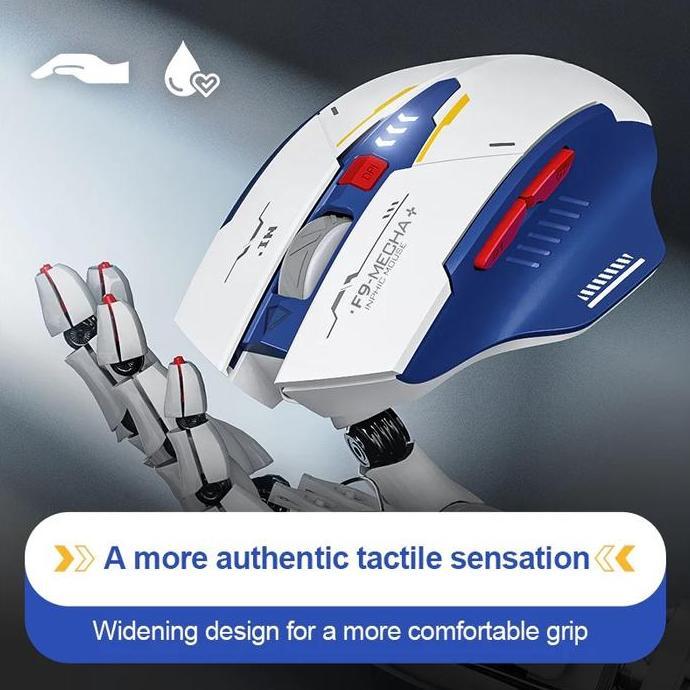 Sale Inphic F9 / F-9 Mouse Wireless Silent Click Office 2.4G Mouse Laptop & Pc