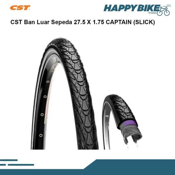 Cst Tire Ban Luar Sepeda Mtb City Bike Cross Country Captain Slick 26 X 1.75 27.5 X 1.75