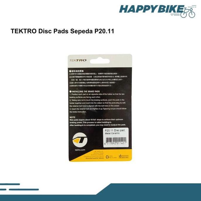 Kampas Rem Sepeda Discbrake Pads Tektro P20.11