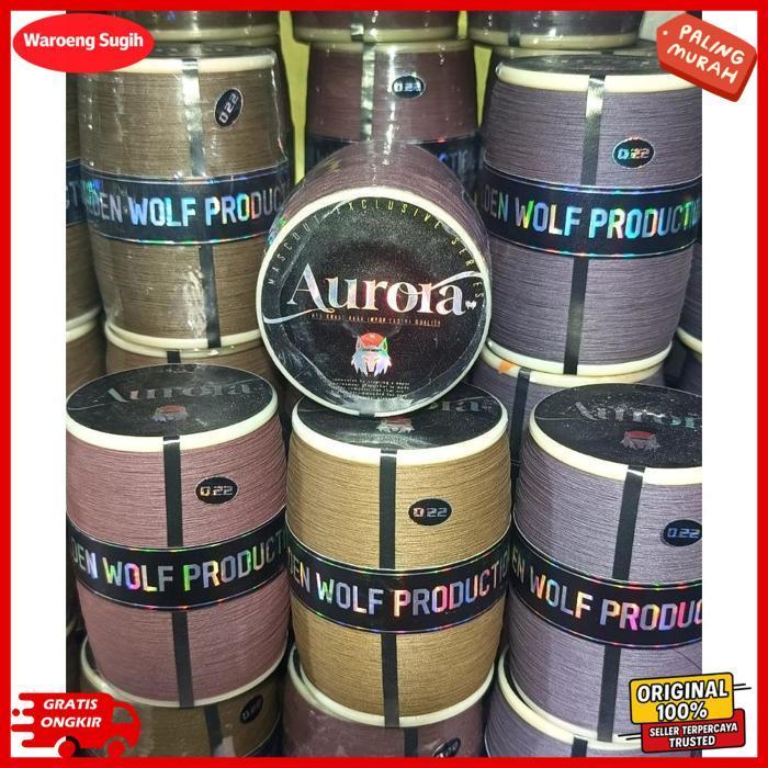 Promo Romadhon Harga Lelang Tanpa Bonus !!!! Gelasan 020 Molor N66 Bobin Hijau Aurora  6000 Yard Rac