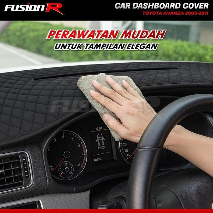 Ready Car Cover Fusion R Dashboard Mobil Avanza Xenia 2005 - 2011 Premium Custom Fit / Pelindung Das