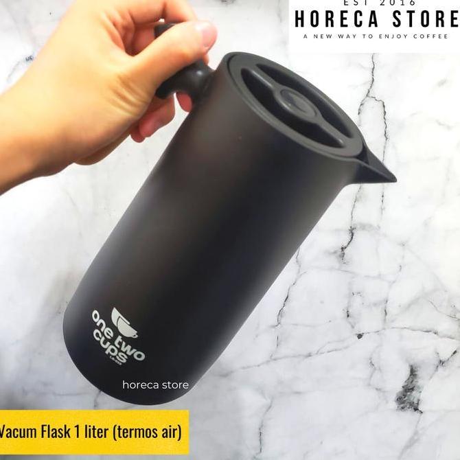 Termos Air Panas 1 Liter Vacuum Flask - Thermos Kopi
