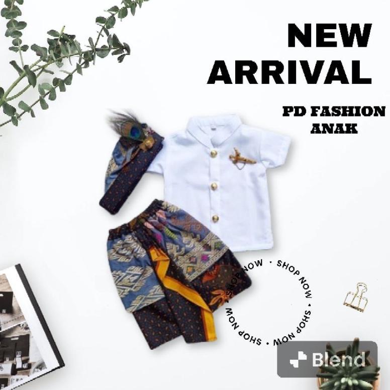 Diskon Setelan Pakaian Adat Anak Lanang Umur 3-7 Tahun, Baju Adat Anak Laki Laki , Setelan Baju Adat