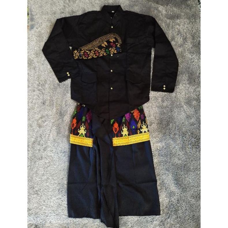 Best Seller Baju Adat Anak Laki-Laki Khas Sasak Lombok Usia 1-12Thn