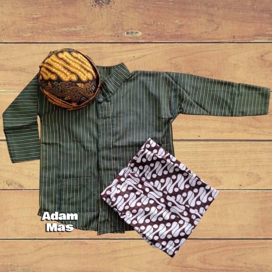 Diskon Baju Surjan Anak Surjan Lurik Anak Baju Adat Jawa Anak Laki Laki Baju Lurik Solo Jogja
